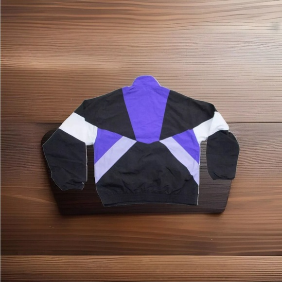 PUMA x Lauren London Track Jacket Black/Purple Windbreaker Medium - Picture 2 of 9
